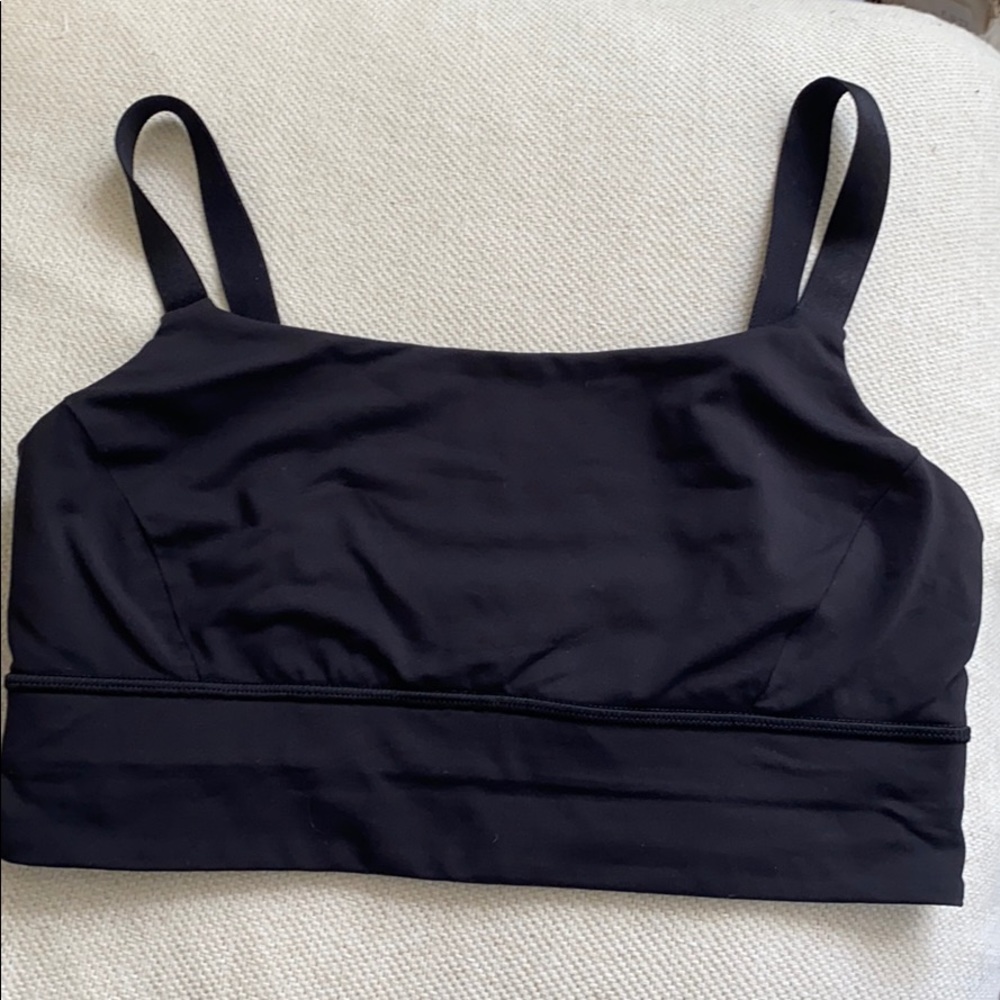 Black Lululemon Sports Bra Like New!